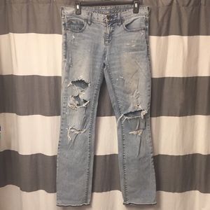 Madewell distressed jeans